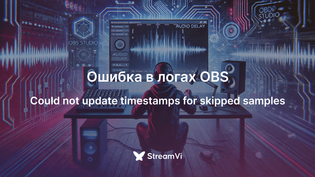 Ошибка в логах OBS: “Could not update timestamps for skipped samples”